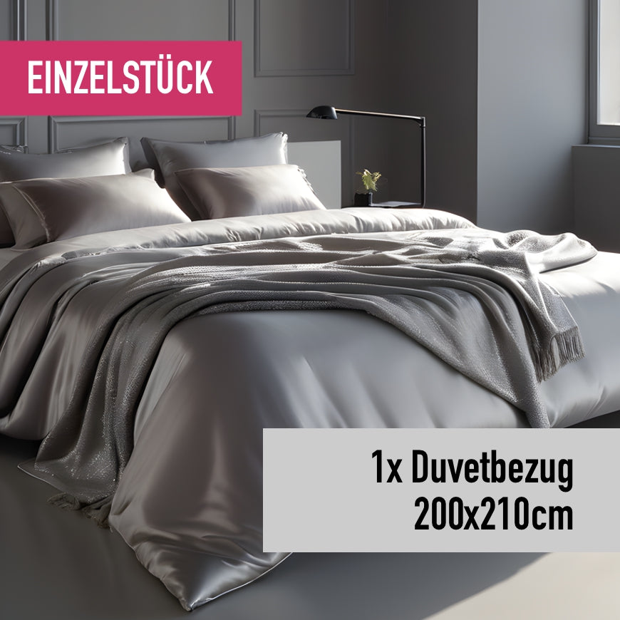 Einzelstück Duvetbezug 200x210cm silvergrey