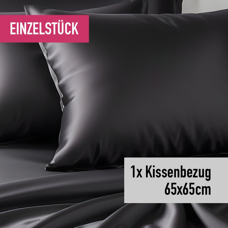 Einzelstück Kissenbezug 65x65cm schwarz
