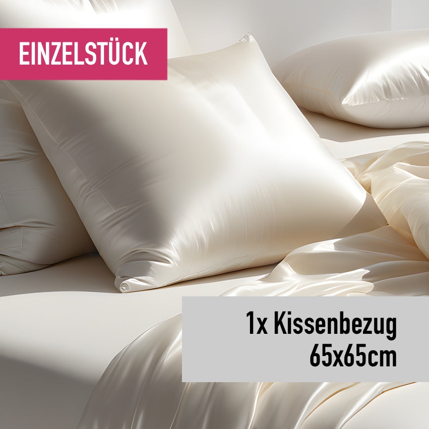 Single pillowcase 65x65cm natural white