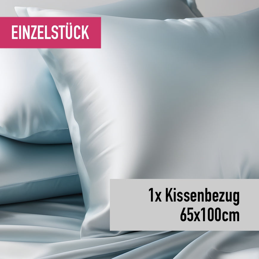 Single pillowcase 65x100cm seaglass