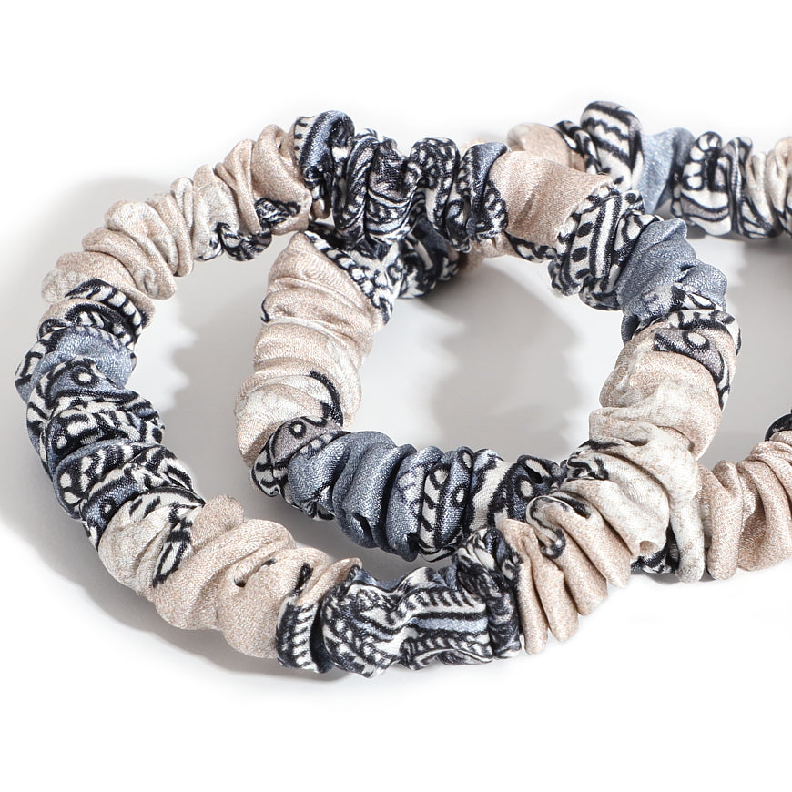 2er Set Scrunchie Blue Lagoon