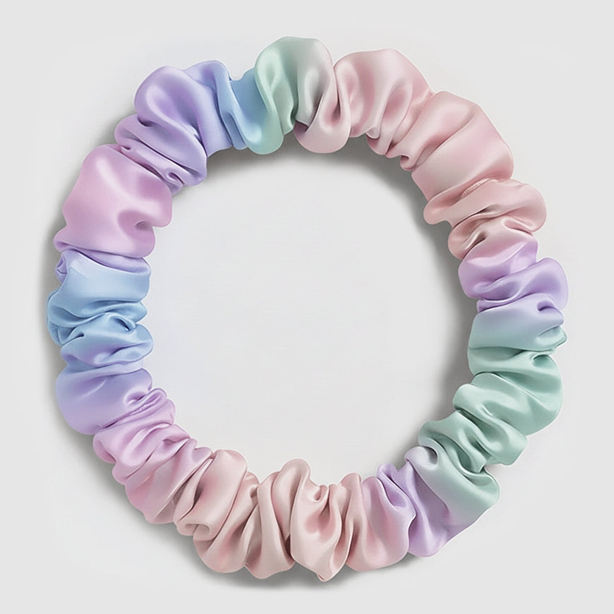 Seidenscrunchie Mini Print 2er Pack | 100% Maulbeerseide