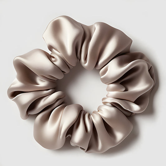 Chouchou en soie grand format