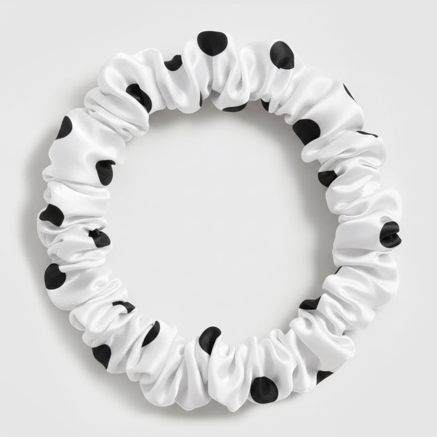 Seidenscrunchie Mini Print 2er Pack | 100% Maulbeerseide