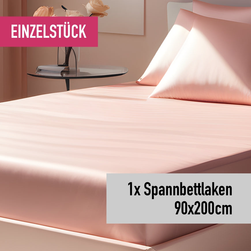 Einzelstück: Spannbettlaken 90x200cm rose