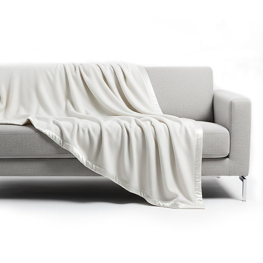 Kuscheldecke aus Seide schwarz