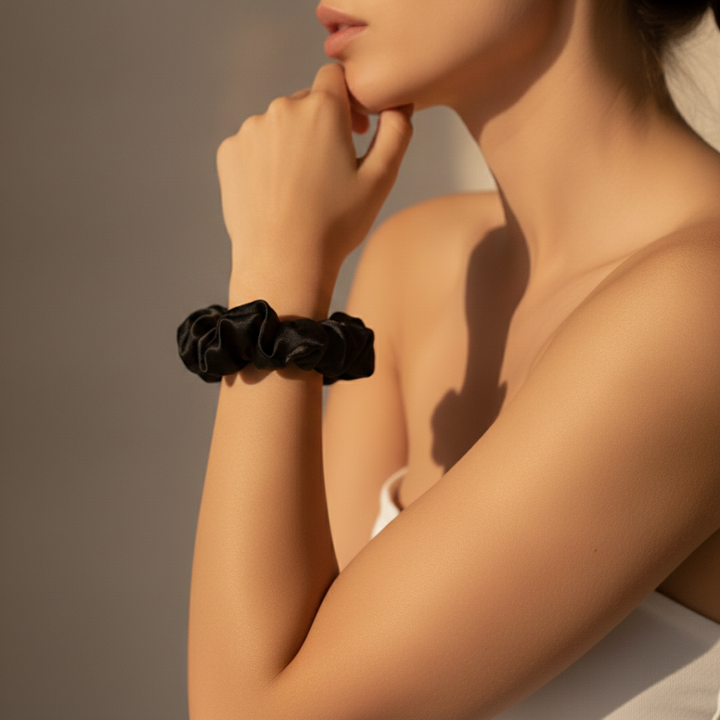 Seidenscrunchie Large | 100% Maulbeerseide