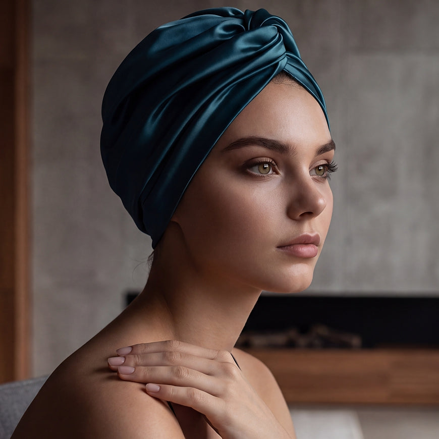 turban en soie