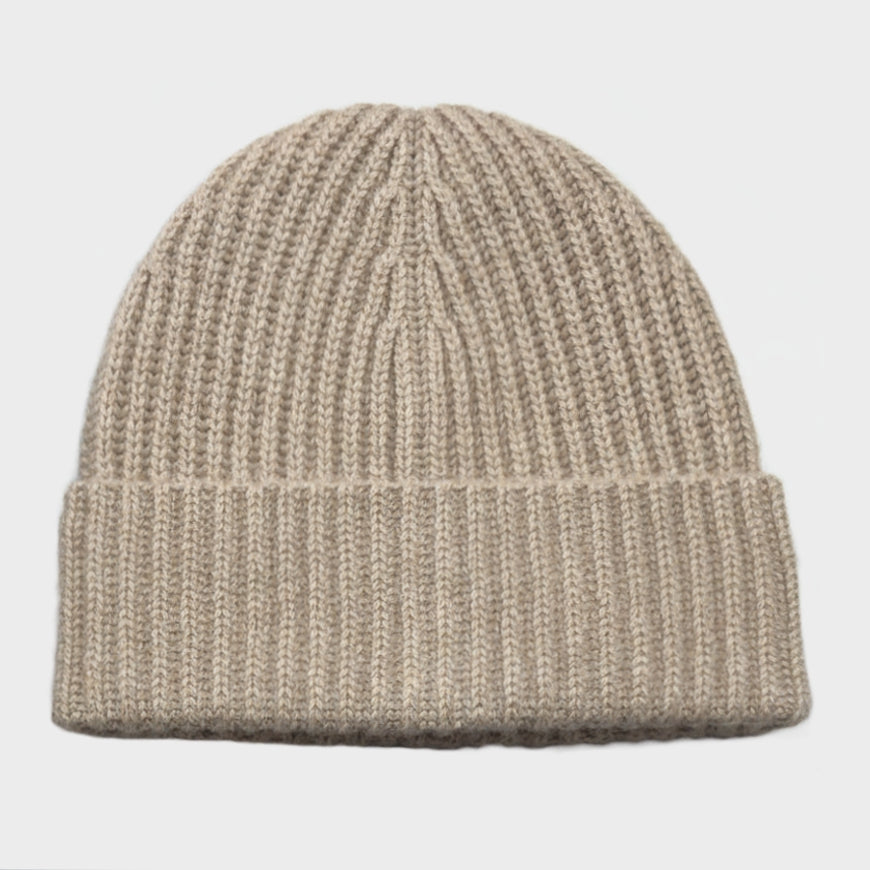 Kaschmir Beanie – weiche Mütze aus 100% Kaschmir