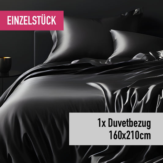 Einzelstück Duvetbezug 160x210cm midnight black