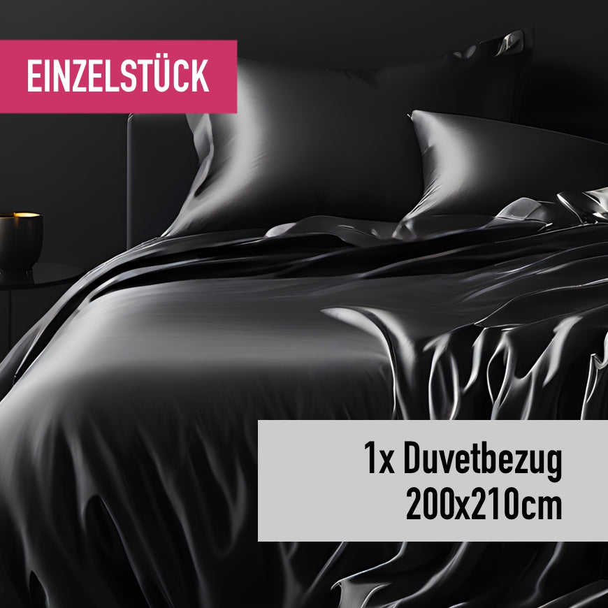 Einzelstück Duvetbezug 200x210cm midnight black