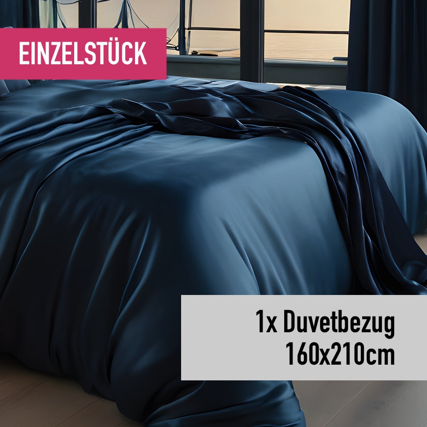 Single duvet cover 160x210cm navy-blue