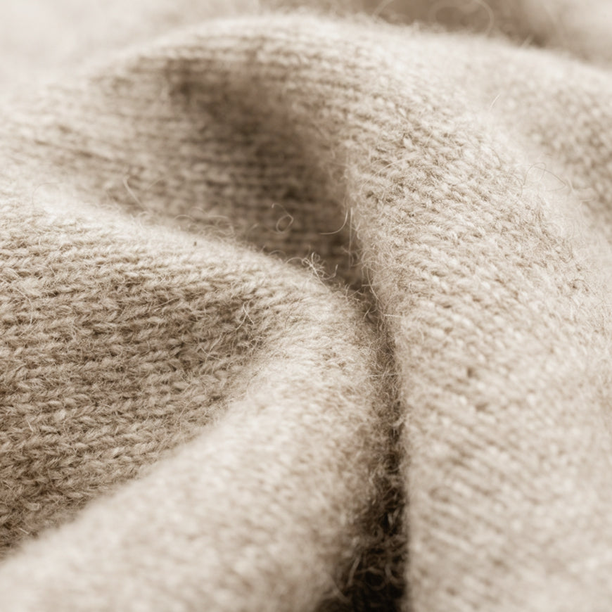 Brushed cashmere scarf