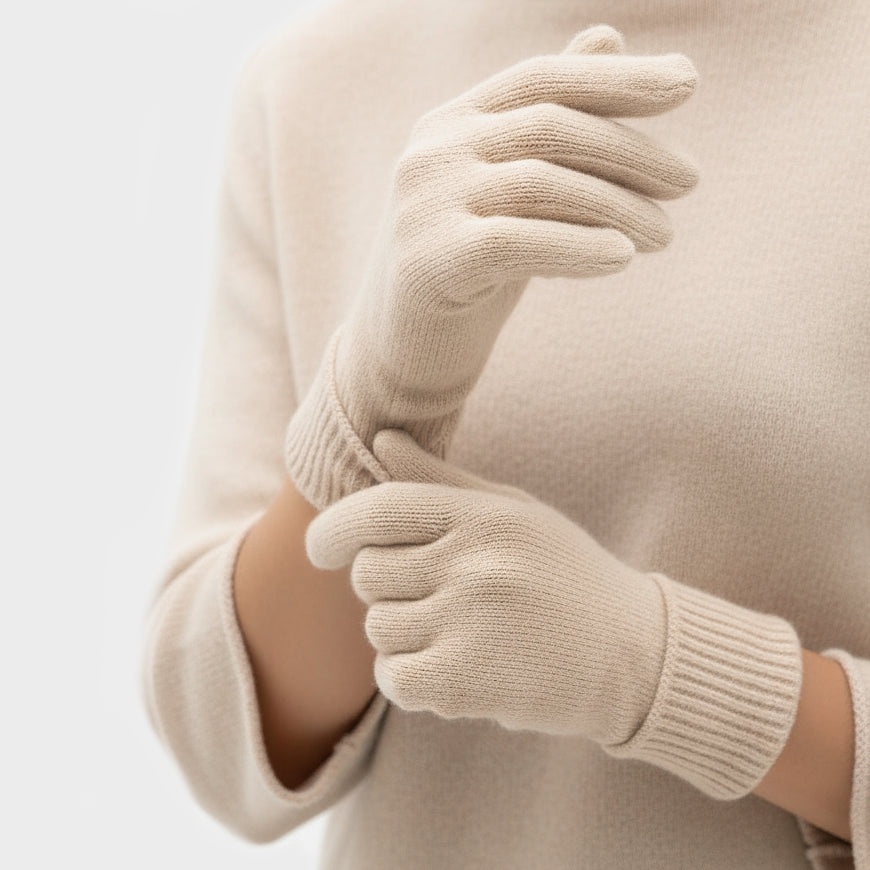 Handschuhe aus Kaschmir – mit Touchscreen-Funktion
