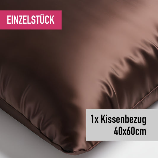 Einzelstück Kissenbezug 40x60cm mokka