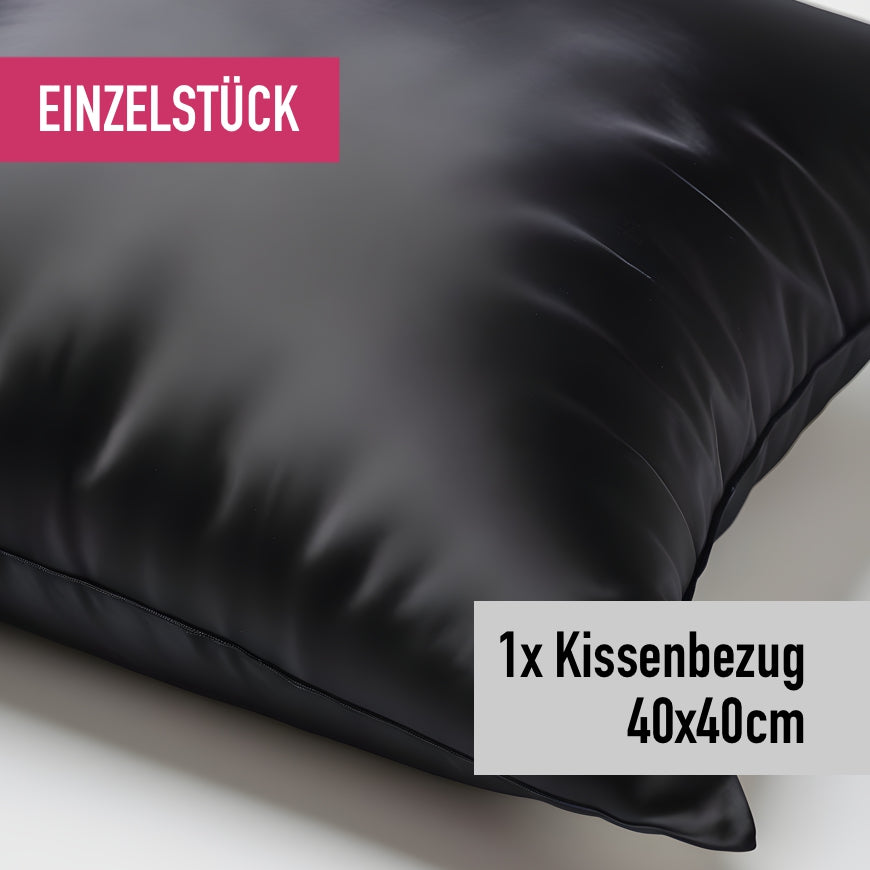 Einzelstück Kissenbezug 40x40cm schwarz