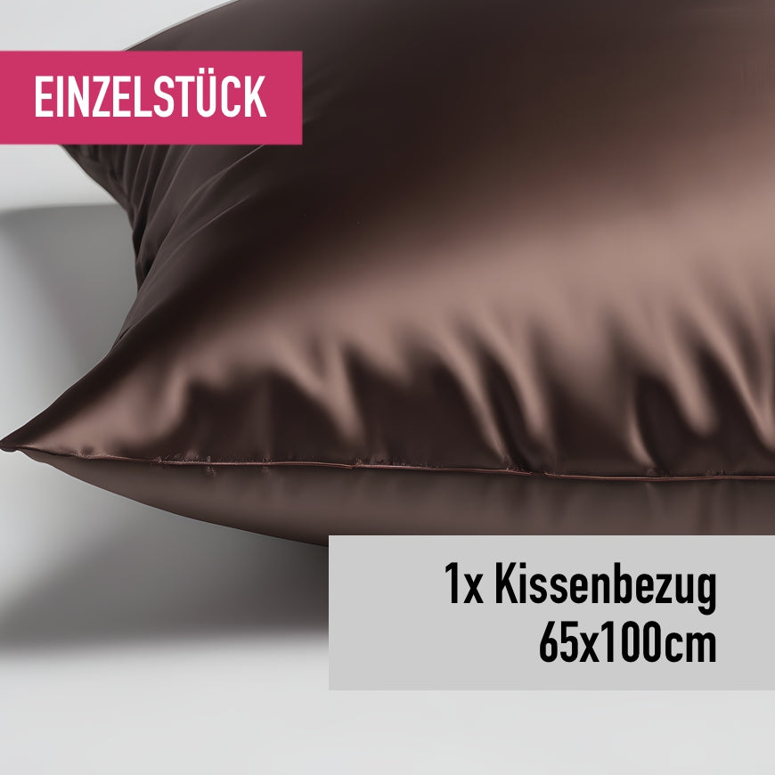 Einzelstück Kissenbezug 65x100cm mokka
