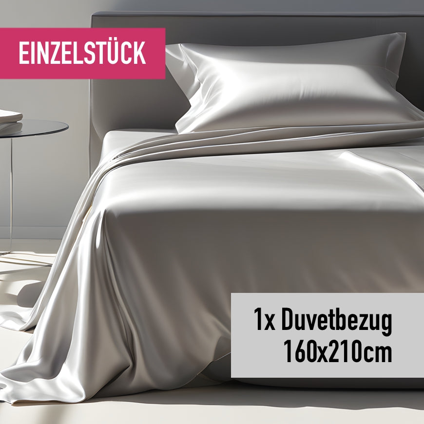 Einzelstück Duvetbezug 160x210cm silber