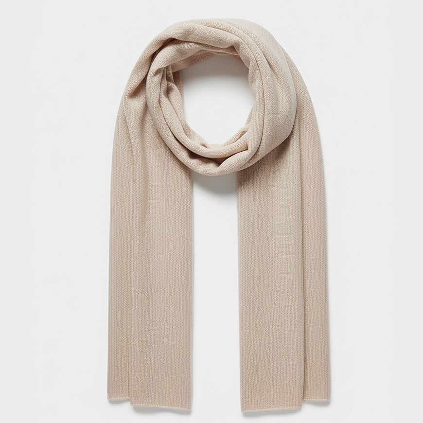 Kaschmirschal beige – zeitloser Schal aus 100% Kaschmir