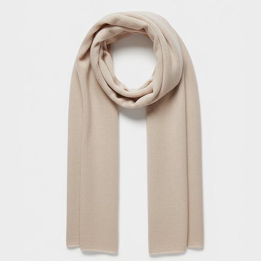 Kaschmirschal beige – zeitloser Schal aus 100% Kaschmir