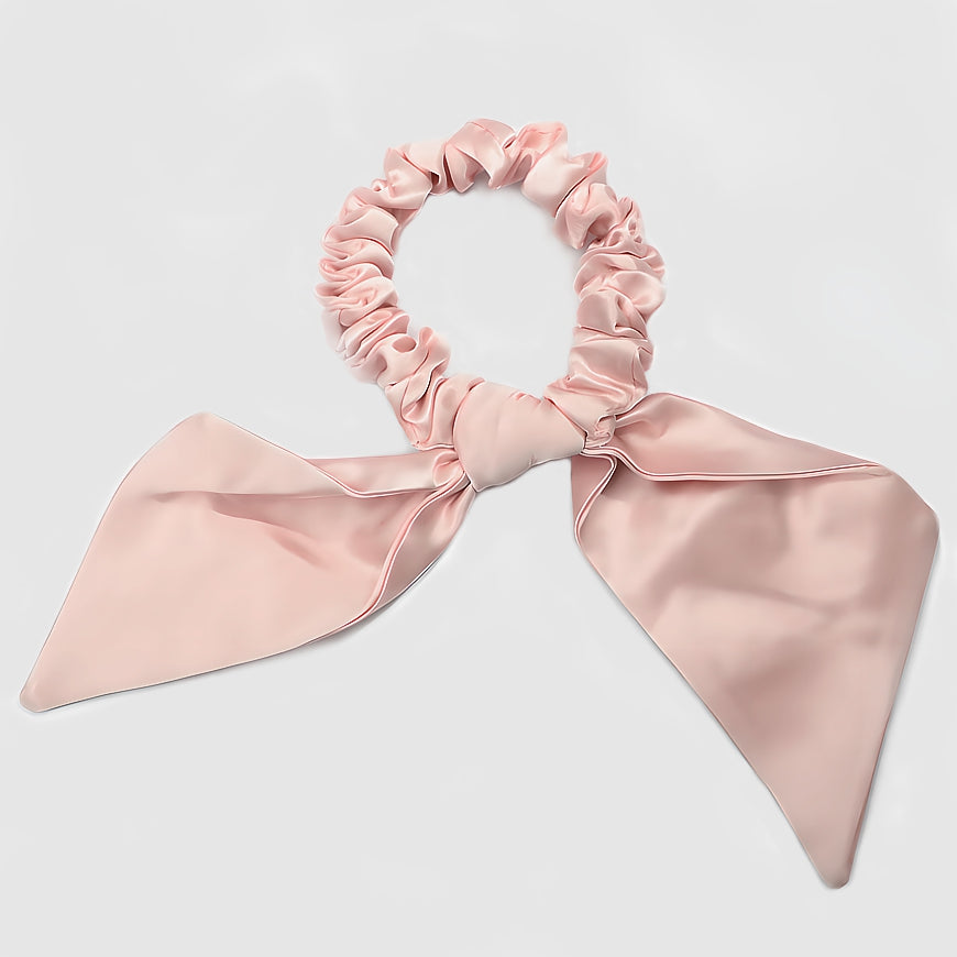 Seiden Scrunchie mit Schleife