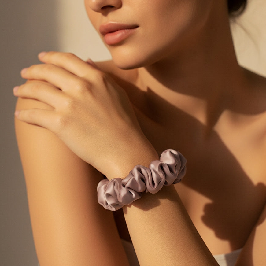 Seidenscrunchie Large | 100% Maulbeerseide