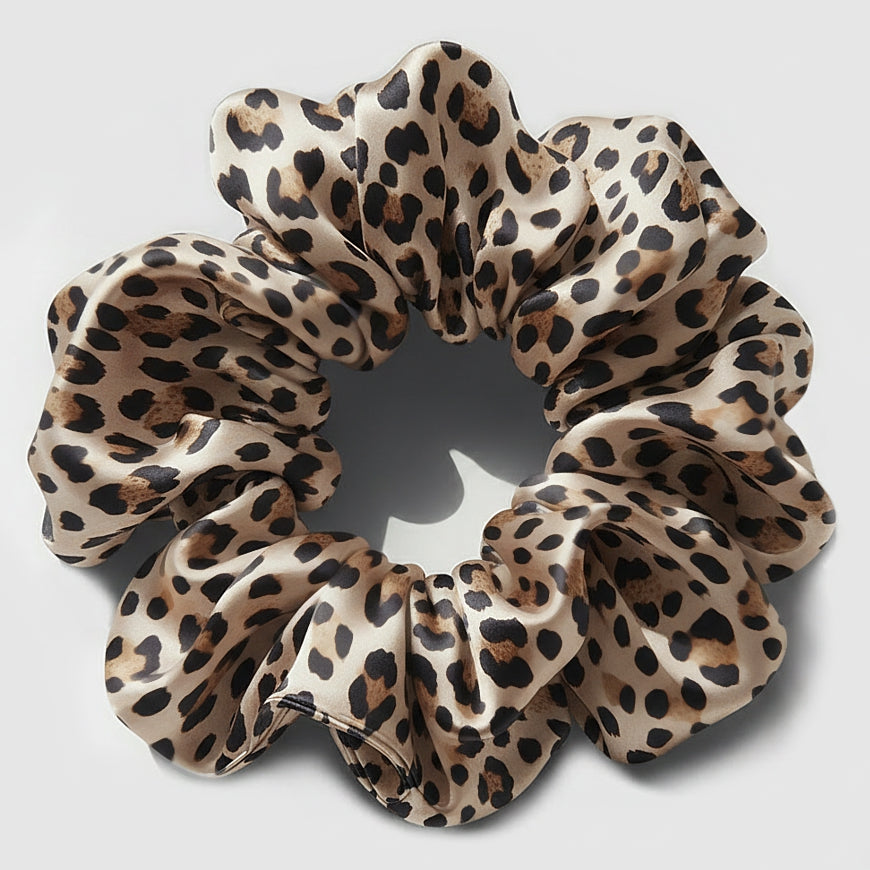 Seidenscrunchie Large Print | 100% Maulbeerseide