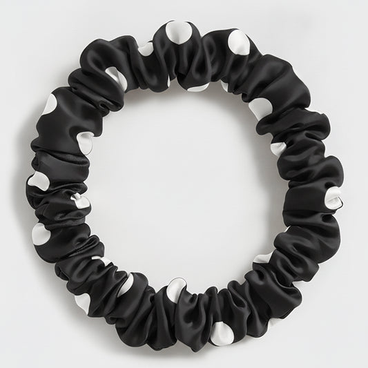 Seidenscrunchie Mini Print 2er Pack | 100% Maulbeerseide