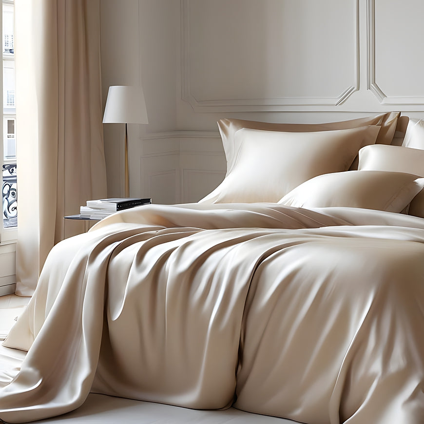 Seidenlaken champagne | 19 Momme