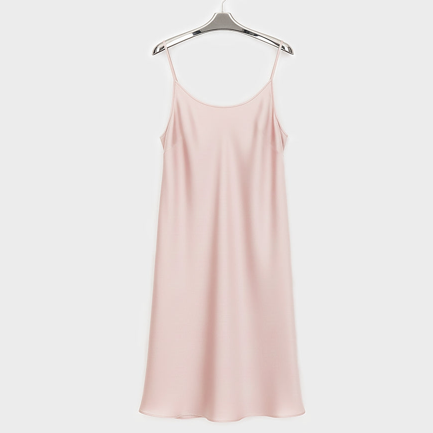 Nachthemd aus Seide rose