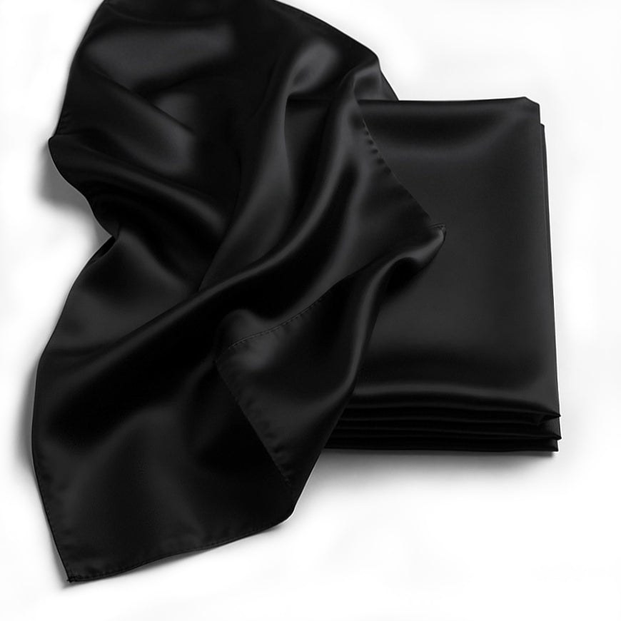Seidenlaken midnight black | 19 Momme