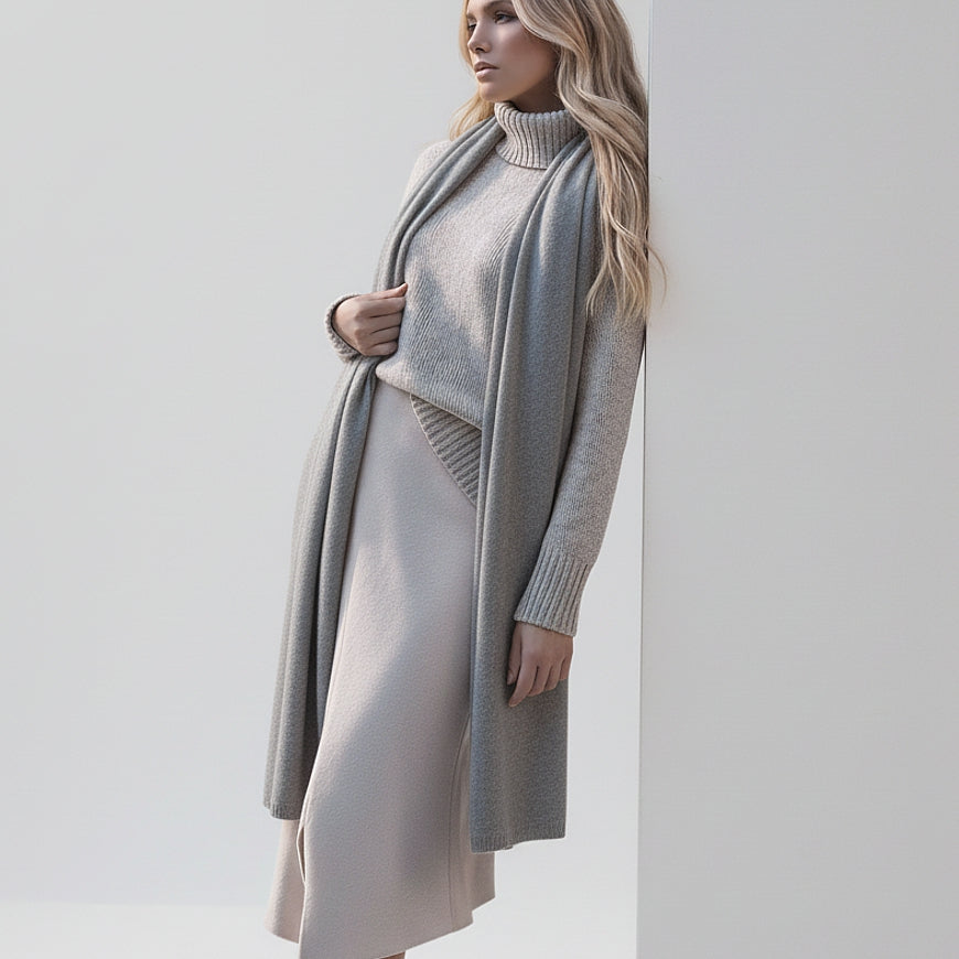 Kaschmir Wrap – grosser Wickelschal aus 100% Kaschmir