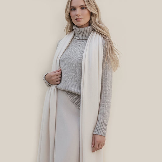 Kaschmir Wrap – grosser Wickelschal aus 100% Kaschmir