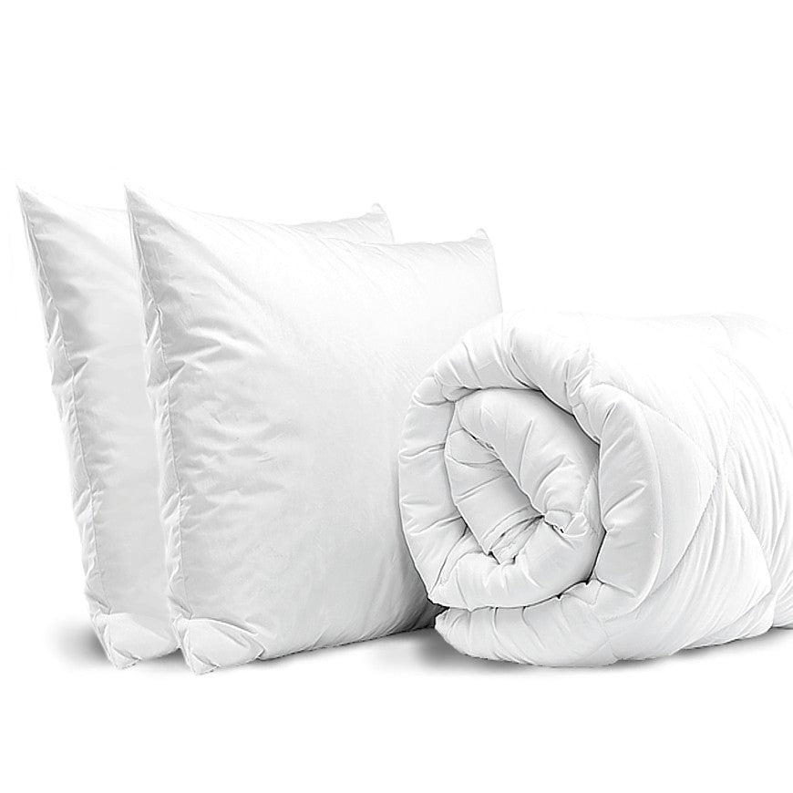 Seidenduvet-Set 200x210cm